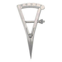 Professional Metal Dental Measuring Caliper with Elbow Design for Orthopedic Bone & Dental Lab Tools