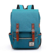 (Sky Blue) Unisex Vintage Oxford Backpack Waterproof Large Capacity for School Travel Laptop