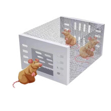Automatic Household Mousetrap Indoor Outdoor Continuous Reusable Rat Cage Metal Large Space
