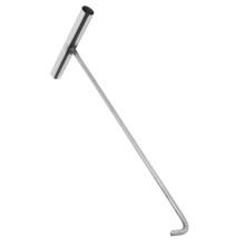 Heavy Duty Stainless Steel Manhole Hook For Standard Size Covers Lifting, Drain Access And Maintenance Tool