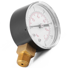 Handlicher Niederdruckmesser 0-15 psi/0-1 bar BSPT für Luft, Wasser, Öl