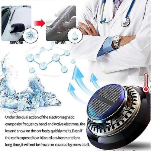 Compact defroster for cars - Portable kinetic heater with molecular technology 2