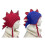 (Red)Dinosaur Beanie Funny Hat Dinosaur Earflap Hat Knit Dinosaur Hat Mohawk Hat 5