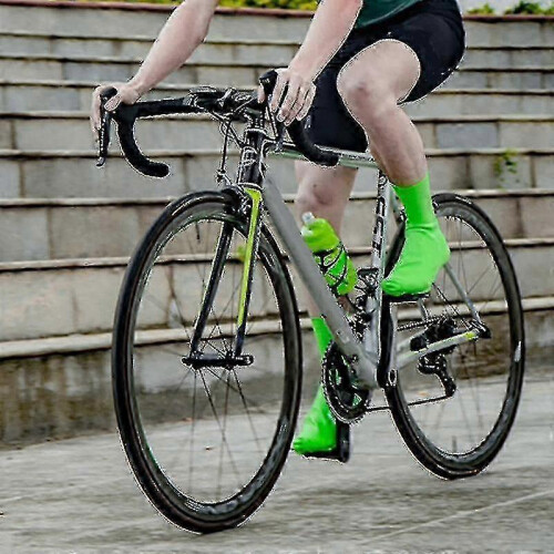(M,Blue)Thermal cycling overshoes for long-distance biking trips 2
