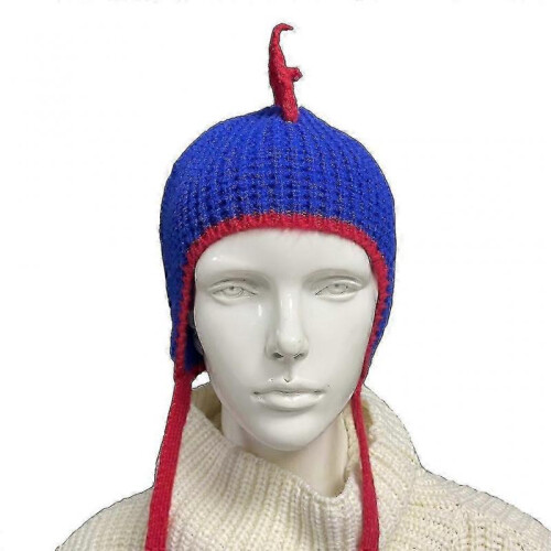 (Red)Dinosaur Beanie Funny Hat Dinosaur Earflap Hat Knit Dinosaur Hat Mohawk Hat 1