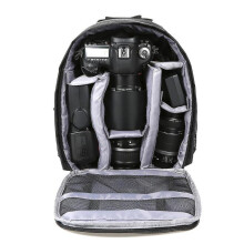 (Grey) Andoer Outdoor Camera Bag Waterproof Functional Breathable Dslr Backpack Camera Video Bag All Weather
