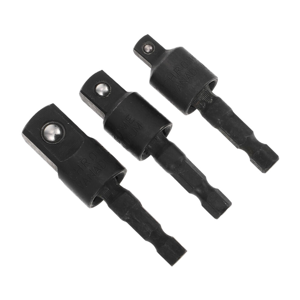 Wobble Socket Adapter For Impact Driver And Drill Sockets Rotatable Black Diy Automotive Repair 9354506181857