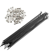 Spokes 36 Pcs Mountain Road Bike Steel 14G/14K Black High Strength 170-350mm (250mm)