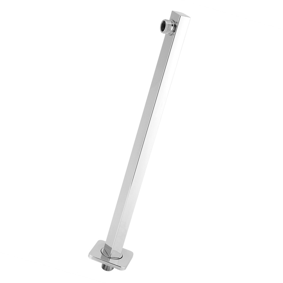 35Cm Stainless Steel Wall Mount Shower Extension Arm, Silver 9411352696765