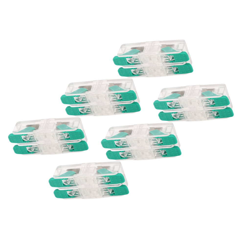 10Pcs 2-In-2-Out Wire Connectors 0.5-6Mmâ² Copper 41A 450V For Appliances 9431352698415