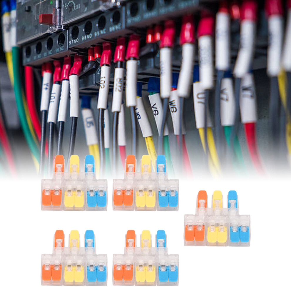 6 Out 41A 450V Wire Connector For 0.5Â6Mmâ² 10Â20Awg Electrical Use 3651352698505