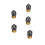 5Pcs PTFE Coated Nozzle Set 0.4mm for Ender 3 V2 CR10 S4 3D Printer Tips 14