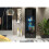 Creative Furniture Illume 170cm Display Cabinet LED - Black Gloss Doors 2