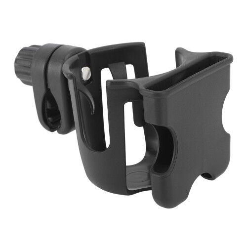 Multifunction Stroller Cup & Phone Holder Black Easy Fit & Compact 1