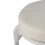 High Density Memory Foam Waterproof Beige Rolling Ottoman Footrest Stool 6