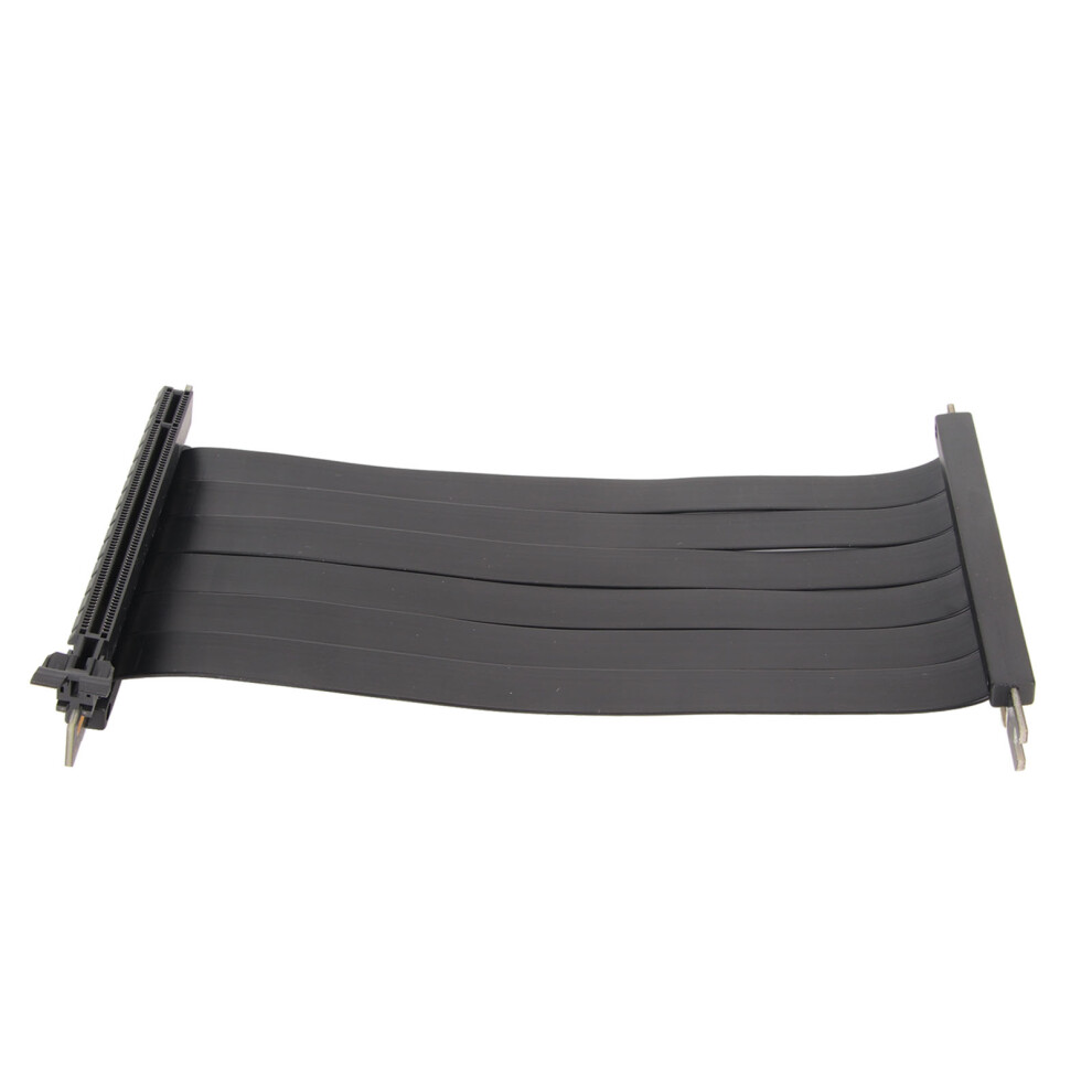 90 Degree Pcie 3.0 X16 Riser Cable 40Cm Flexible Gpu Extension High Speed Black 7601352713308