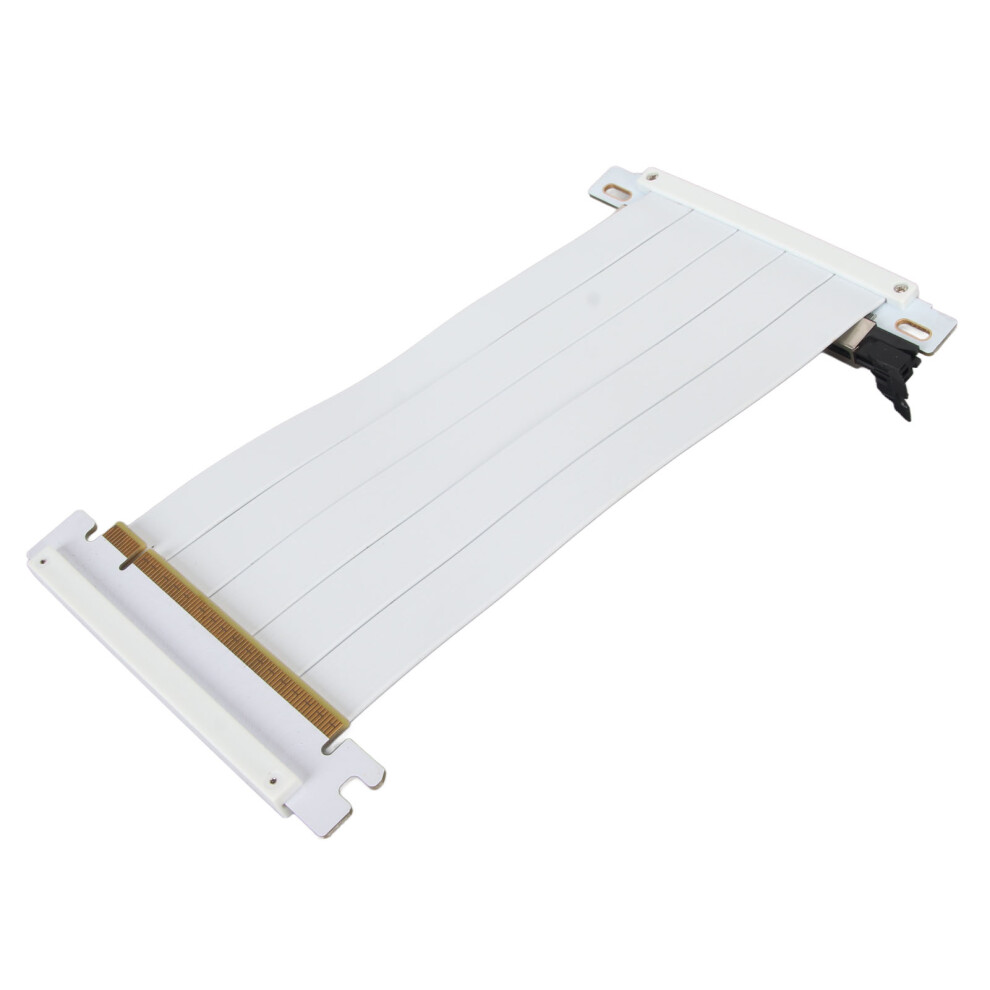 High-Speed Pcie 4.0 X16 Riser Cable 50Cm, 128Gbps White 7891352713273