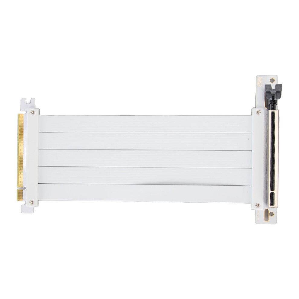 Pcie 4.0 X16 Riser Cable 128Gbps 50Cm Flexible Extender White 3071352713815