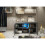 Creative Furniture Aurora 145cm Sideboard LED - Dark Grey Gloss Doors 3