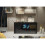 Creative Furniture Aurora 145cm Sideboard LED - Black Gloss Doors 2