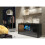 Creative Furniture Aurora 145cm Sideboard LED - Black Gloss Doors 6