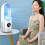 Bladeless Desk Fan: 6-Speed LED Light Humidifier USB Powered Timer 6
