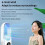 Bladeless Desk Fan: 6-Speed LED Light Humidifier USB Powered Timer 9