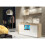 Creative Furniture Aurora 145cm Sideboard LED - Oak & White Gloss Doors 6