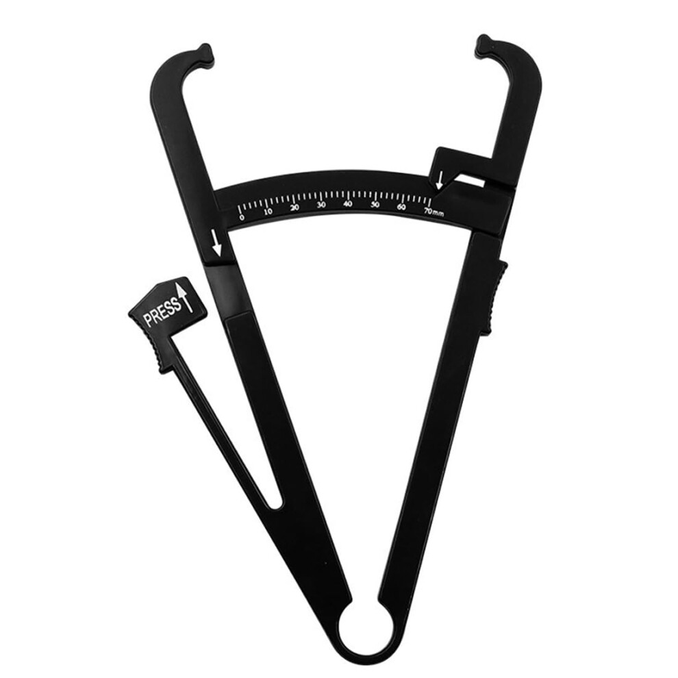 Body Fat Caliper 1-Piece Skinfold Caliper And Measuring Tape Set For Women Body Fat Tester And Measuring Device