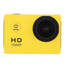 Mini HD 1080P Sports Action Waterproof Diving Recording Camera Full HD Camcorder Clarity Precise Yellow