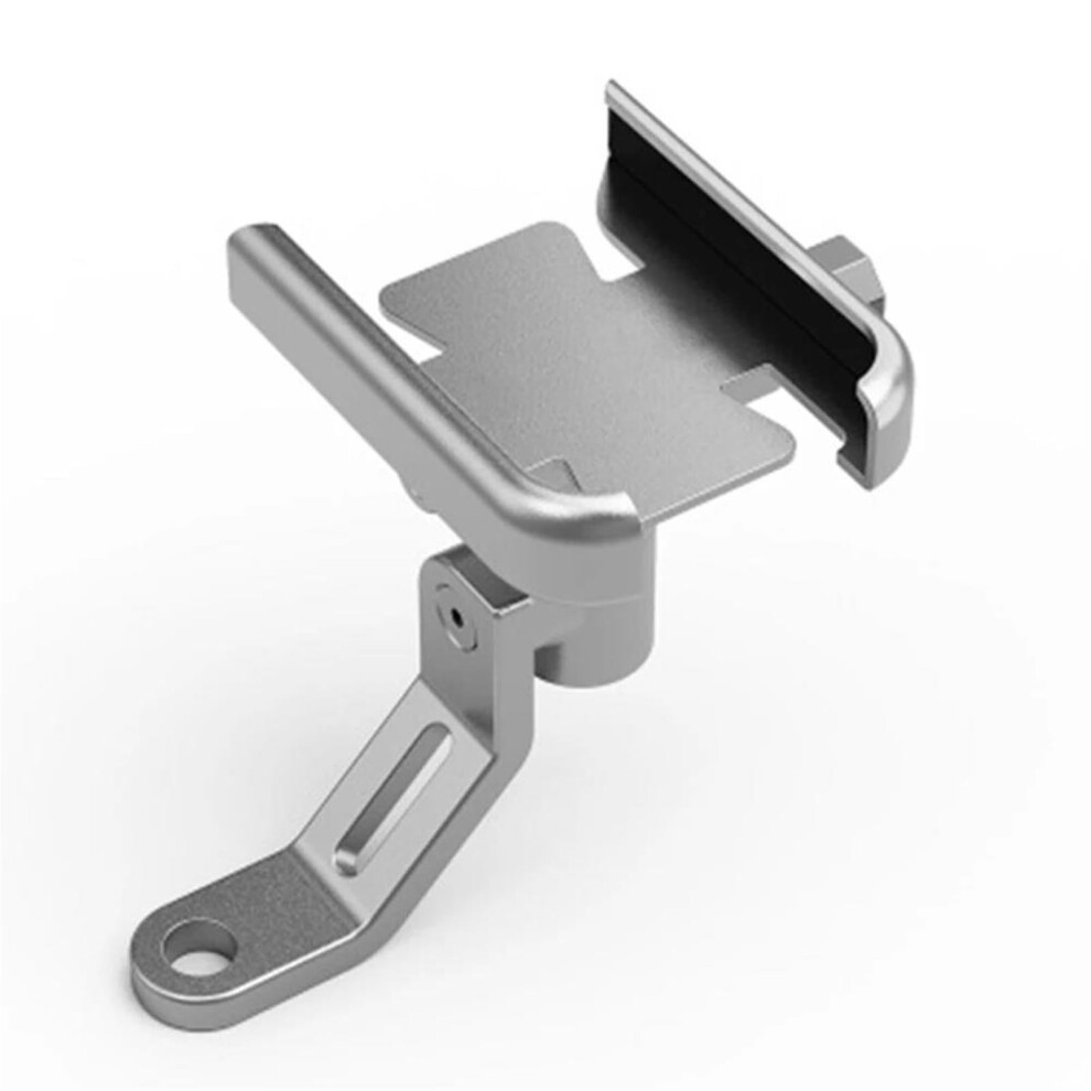 Phone Holder Mounting Bracket - Mirror Type Silver, Compatible With SH300 SH300I (2014-2023)-image-OPC-PKZ252V-NEW