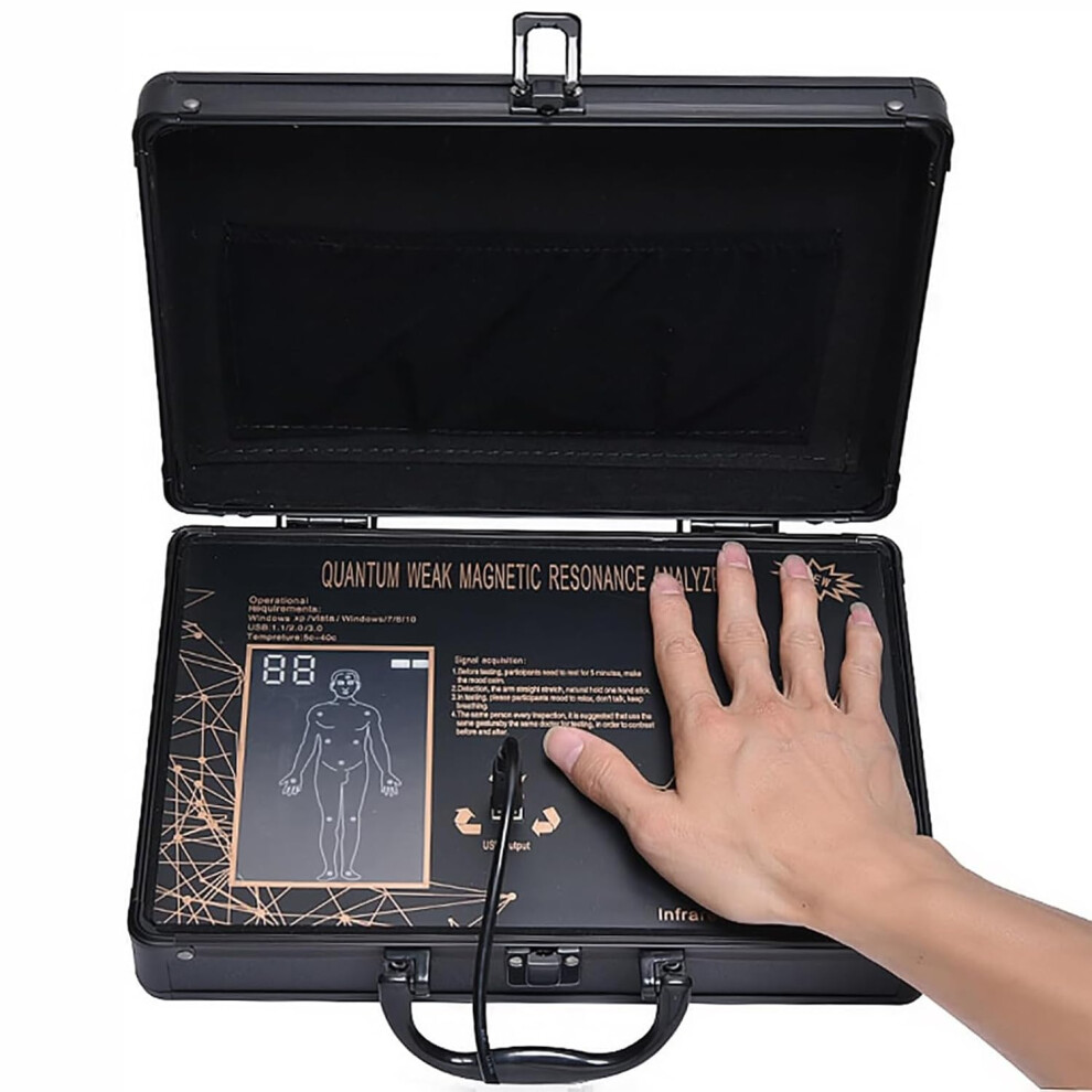 Quantum Magnetic Health Analyzer Portable Professional Quantum Resonance Body Analyzer With Dynamic 3D Health Analysis