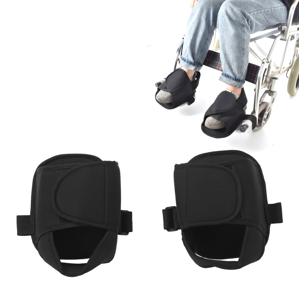 2PCS Wheelchair Shoe Holders Straps Safety Restraints for Elderly Patients-image-OPC-PKZ26DG-NEW