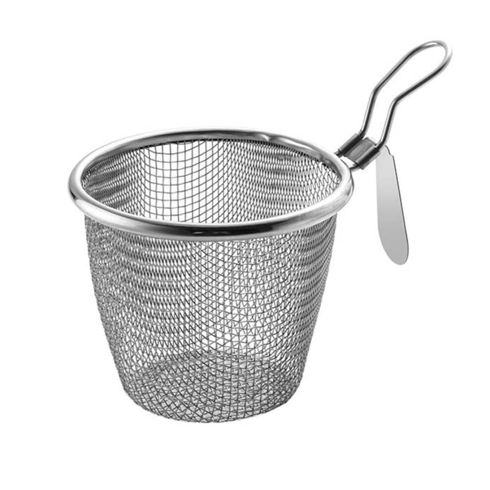 Food Strainer 304 Stainless Steel Pasta Strainer Mesh Colander Basket Noodles Filter For Home And Commercial Use-image-OPC-PKZ27TD-NEW