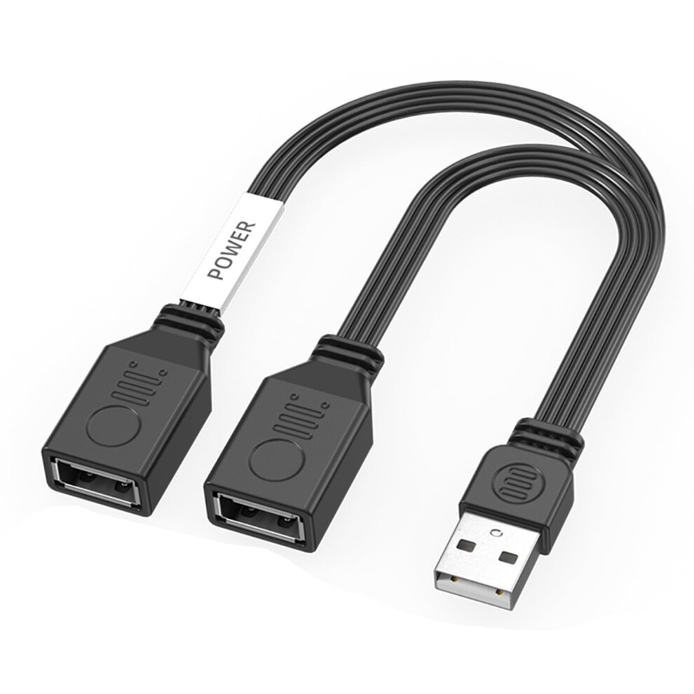 Usb 1 To 2 Splitter Cable Usb 2.0 1 Male To 2 Female Extension For Pc Laptop Car Hard Disks 9393856223145