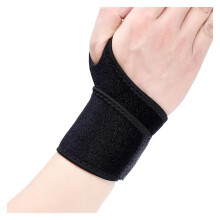 Wrist Support Braces 5-Pack Thumb Loops Wrist Wraps For Both Hands Arthritis Relief Black Sports Wristbands