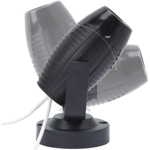 Spot Lights Mini Portable Adjustable Angle Spotlight Indoor Stage Lighting For Party Wedding Black Shell 2