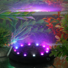 12-LED-Unterwasser-Aquarienblasenlampe 12,5 cm, Farbenfrohe Spotlights