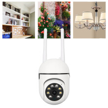 Waterproof WiFi 1080P Home Camera with Night Vision, 128GB Support