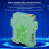 1 von 2 Out DC-Stromsignal-Isolator-Transmitter 4-20mA, PC-Material 5