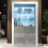 Creative Furniture Spectrum 170cm Display Cabinet LED -White & Grey Gloss Doors 1