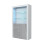 Creative Furniture Spectrum 170cm Display Cabinet LED -White & Grey Gloss Doors 8