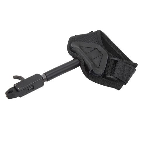 Archery Release Aid Trigger – 360 Rotation, Aluminum, Leather, 66g