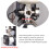 5 Way Check Valve DN32 Aluminum Alloy Backflow Preventer, Spring, Threaded 5