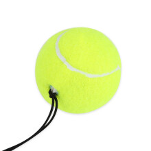 Gelber Boxing-Reflexball mit Stirnband zum Training von Schnelligkeit und Reflexen