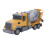 Kids RC Cement Mixer Car 1:14 Scale Multi-Function Remote Color Yellow 1