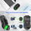 Wireless Ergonomic Mouse 1000-4000 DPI Silent Light Black 5