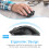 Wireless Ergonomic Mouse 1000-4000 DPI Silent Light Black 8