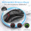 Wireless Ergonomic Mouse 1000-4000 DPI Silent Light Black 10