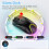 Wireless Ergonomic Mouse 1000-4000 DPI Silent Light Black 6